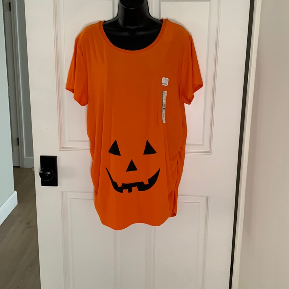 Pumpkin Maternity Shirt